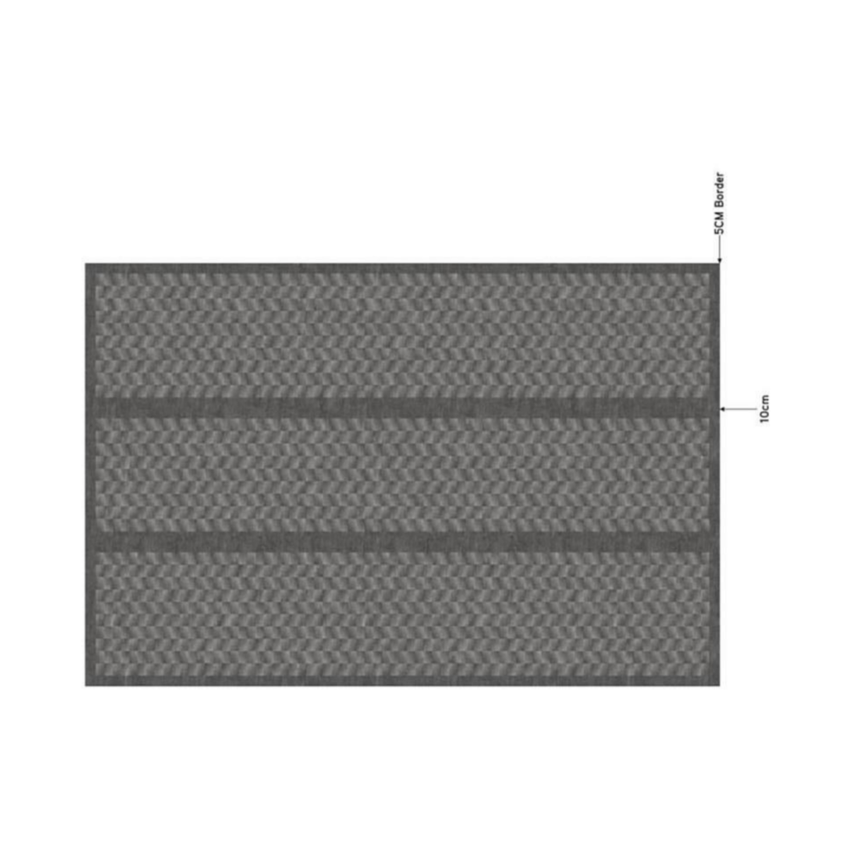 Bespoke Rug in Bamboo silk , CM 250 x 350