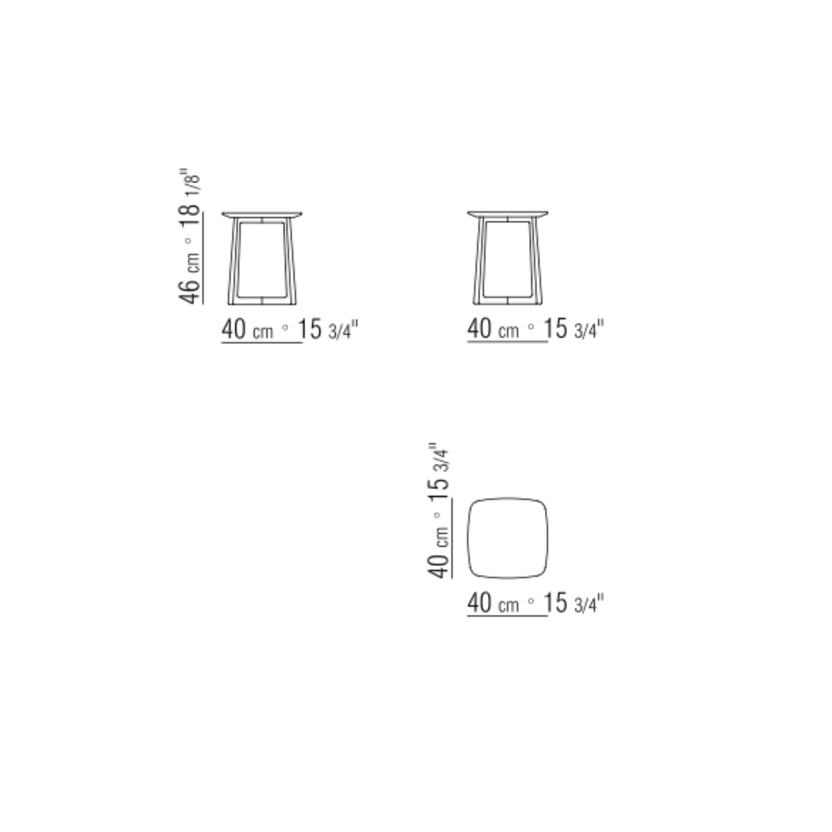 GIPSY SMALL TABLE SET OF 3,  CM. 60X60 (1 QTY), MARBLE EMEPRADOR ; CM. 40X40 , MARBLE CALACATTA (2 QTY)