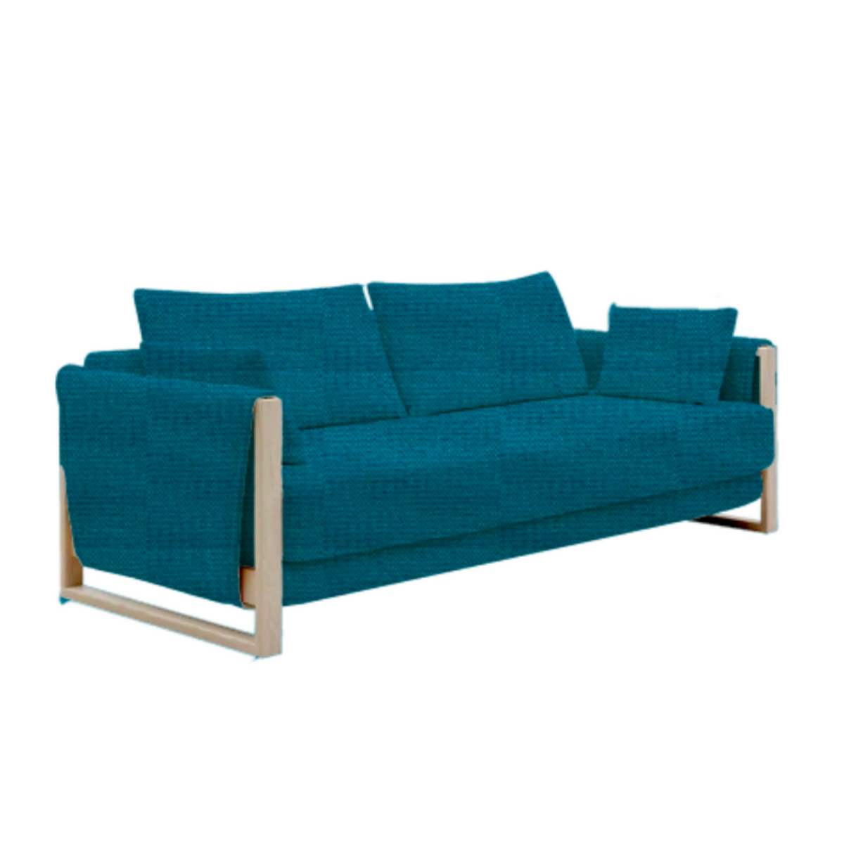 Softline MADISON Wood Sofa Bed  dim CM W209 D95 H40/65/75
