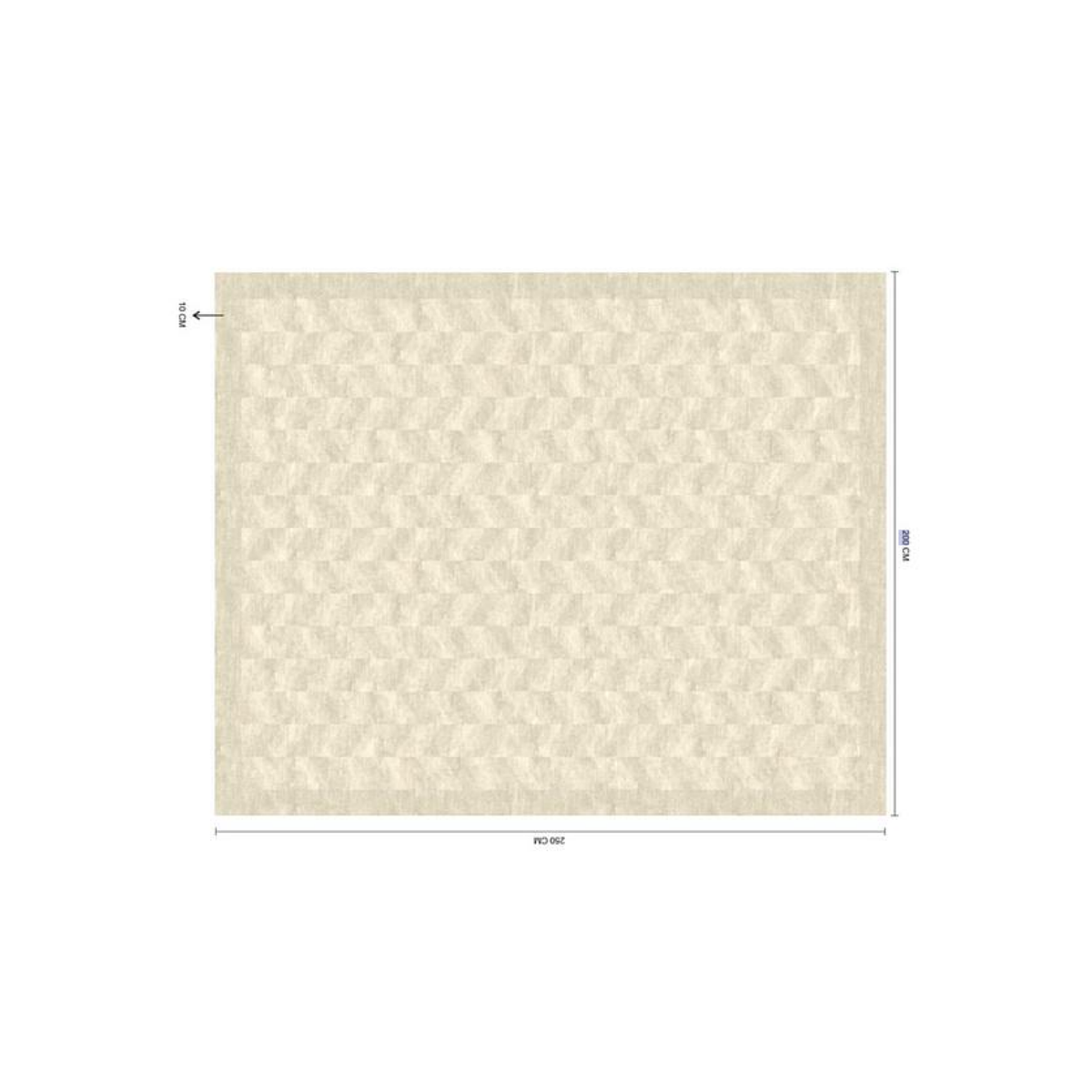 Bespoke Rug in Bamboo silk , CM 200 x 250